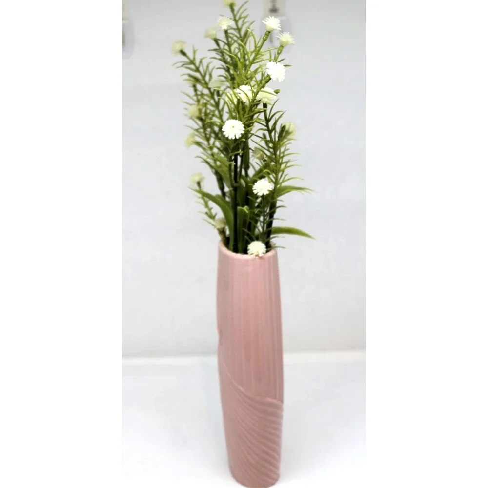 1980s AVON Gift Collection Fluted LILAC Porcelain Bud Vase Thin 6